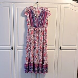 Floral Bohemian Maxi Dress